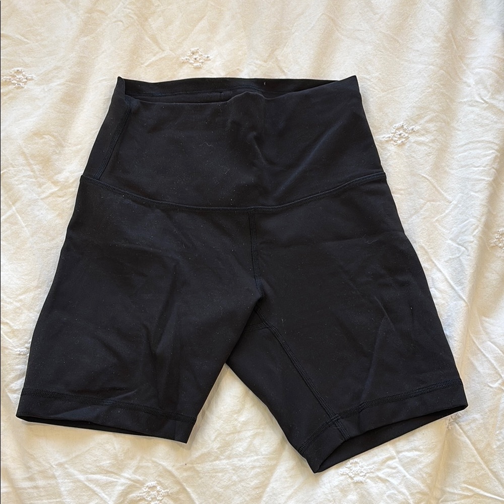 Women's Black Biker Shorts